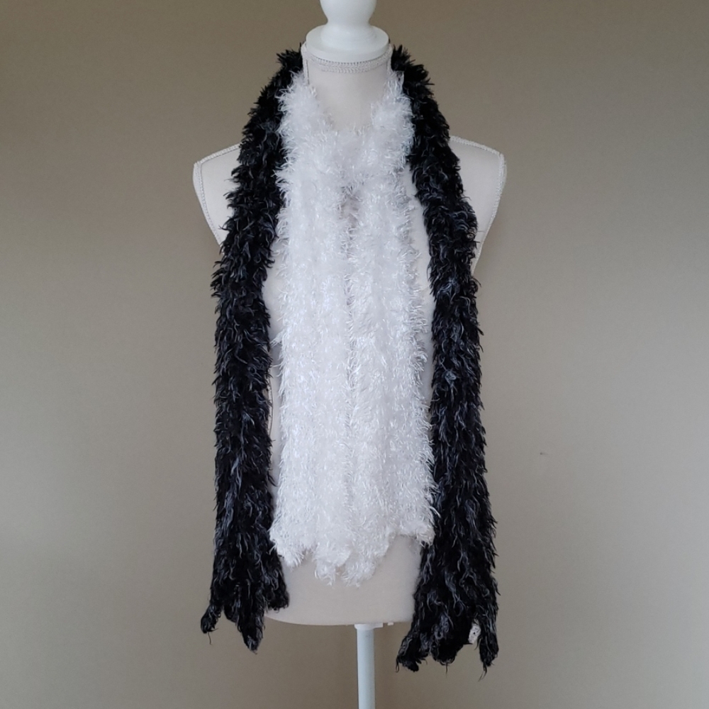 2 Fuzzy Scarves
